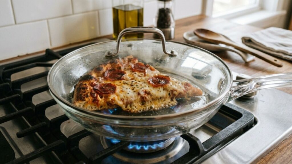 Como esquentar a pizza amanhecida para recuperar a crocância original: o truque fácil que está na moda nas redes sociais