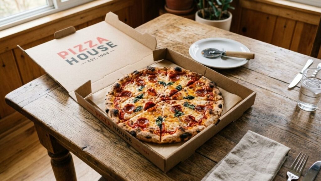 Por que a pizza é perfeitamente redonda, mas sempre é entregue na sua casa dentro de uma caixa quadrada?