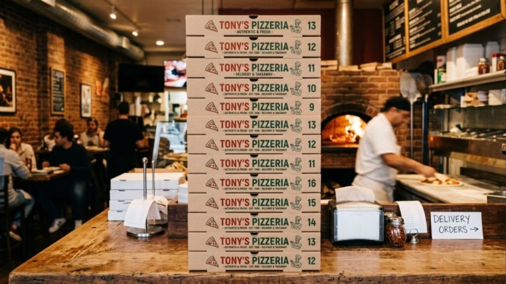 Por que a pizza é perfeitamente redonda, mas sempre é entregue na sua casa dentro de uma caixa quadrada?