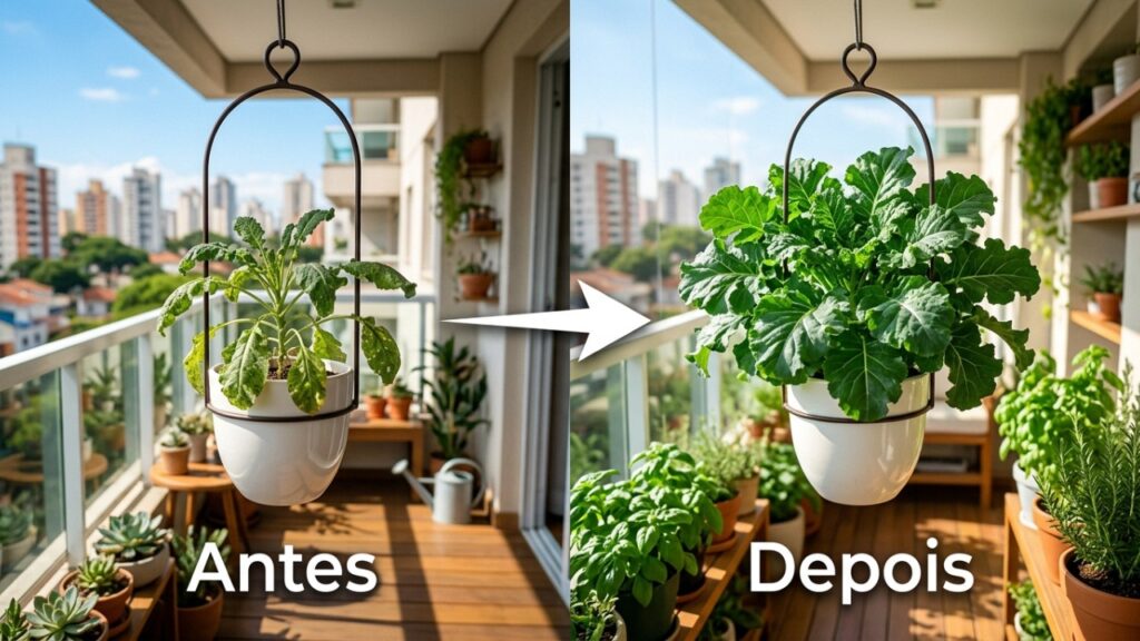 A hortaliça de folhas crespas que virou moda na decoração porque, além de linda nos vasos, pode ser colhida para sucos detox diários