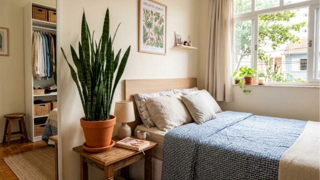 6 plantas que sobrevivem mesmo se você esquecer de regar por duas semanas e ainda purificam o ar do quarto