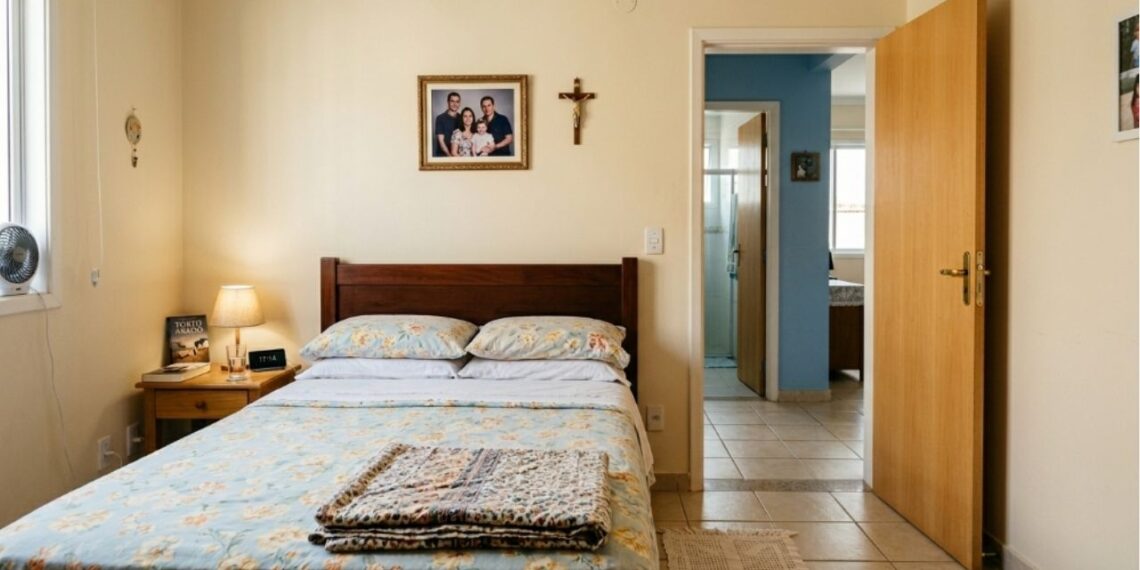 Adeus à porta de abrir tradicional que bate na cama e rouba espaço do quarto: o sistema embutido que está tomando o lugar nos projetos de 2026