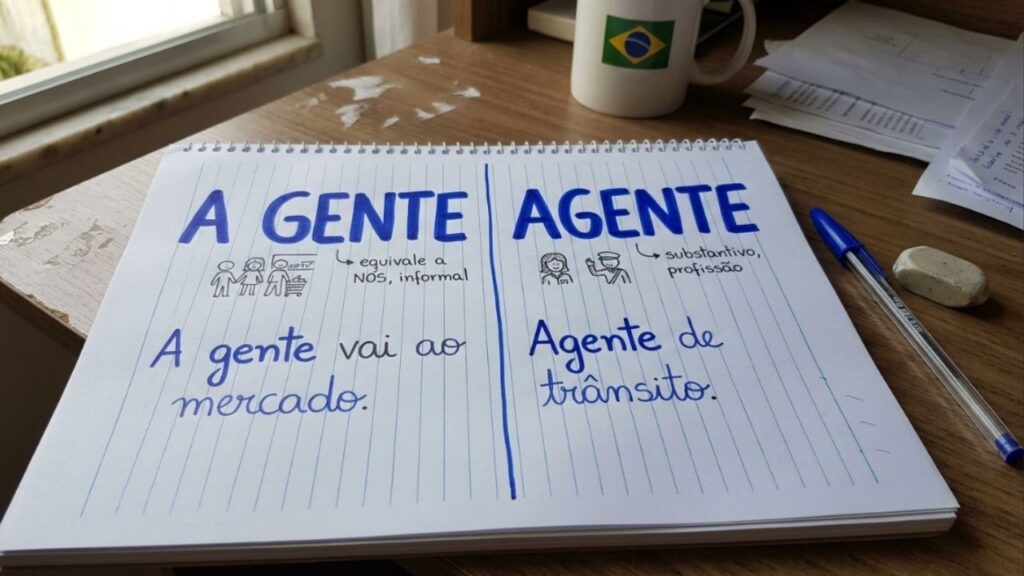 A gente" ou "agente": qual a forma correta no português brasileiro?
