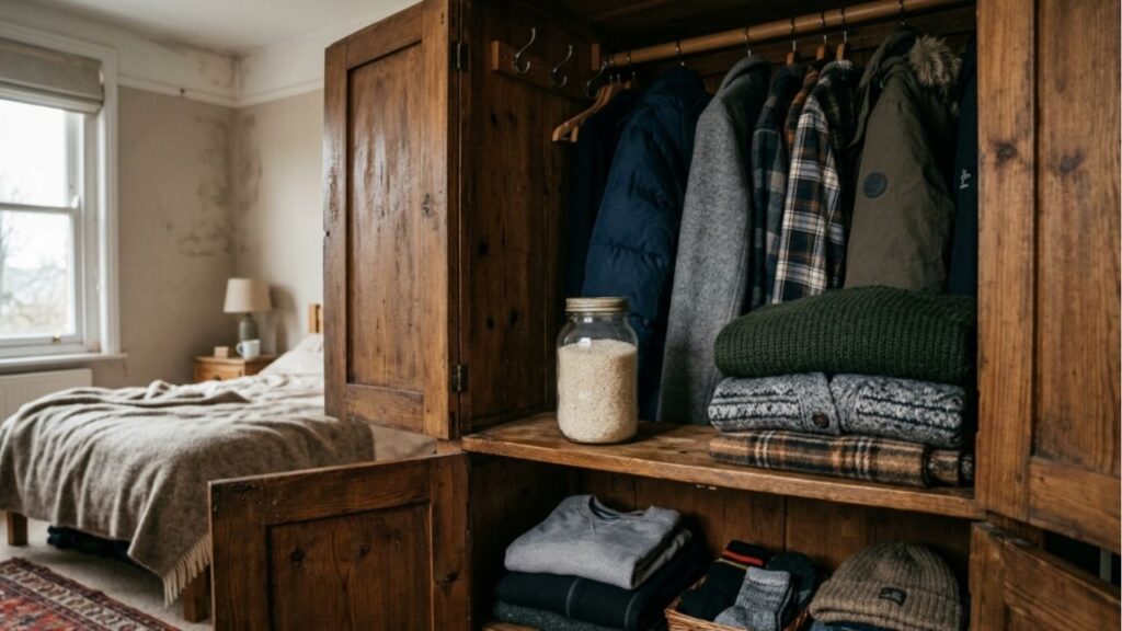 Como acabar com o cheiro de mofo do guarda-roupa no inverno com um item que já está na sua despensa