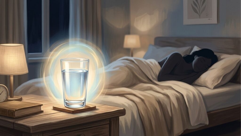 A psicologia afirma que as pessoas que mantêm um copo de água ao lado da cama, mesmo sem nunca beber, não estão desperdiçando água: muitas vezes, estão apenas acalmando um estado de alerta constante, sabendo que, se acordarem precisando de algo, já terão à mão