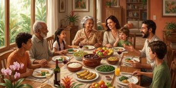 Um estudo de psicologia concluiu que famílias que preservam o hábito de se reunir presencialmente para o almoço de domingo têm uma rede de proteção contra a solidão crônica sem igual