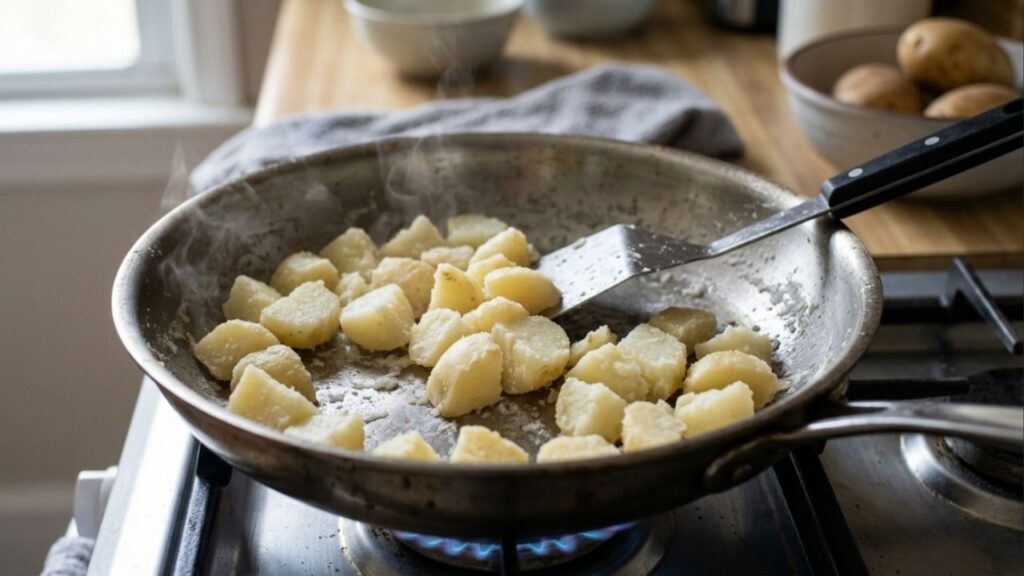 Os melhores chefs concordam: o purê de batatas aveludado não se faz apenas amassando os tubérculos com leite frio; é preciso secar a massa rapidamente na panela quente e adicionar leite morno e cubos de manteiga gelada aos poucos no final.