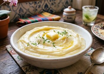 Os melhores chefs concordam: o purê de batatas aveludado não se faz apenas amassando os tubérculos com leite frio; é preciso secar a massa rapidamente na panela quente e adicionar leite morno e cubos de manteiga gelada aos poucos no final.