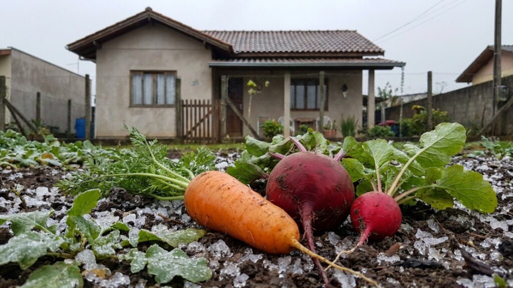 Os 5 cultivos de inverno que ficam mais doces e crocantes depois de pegarem a primeira geada forte da estação