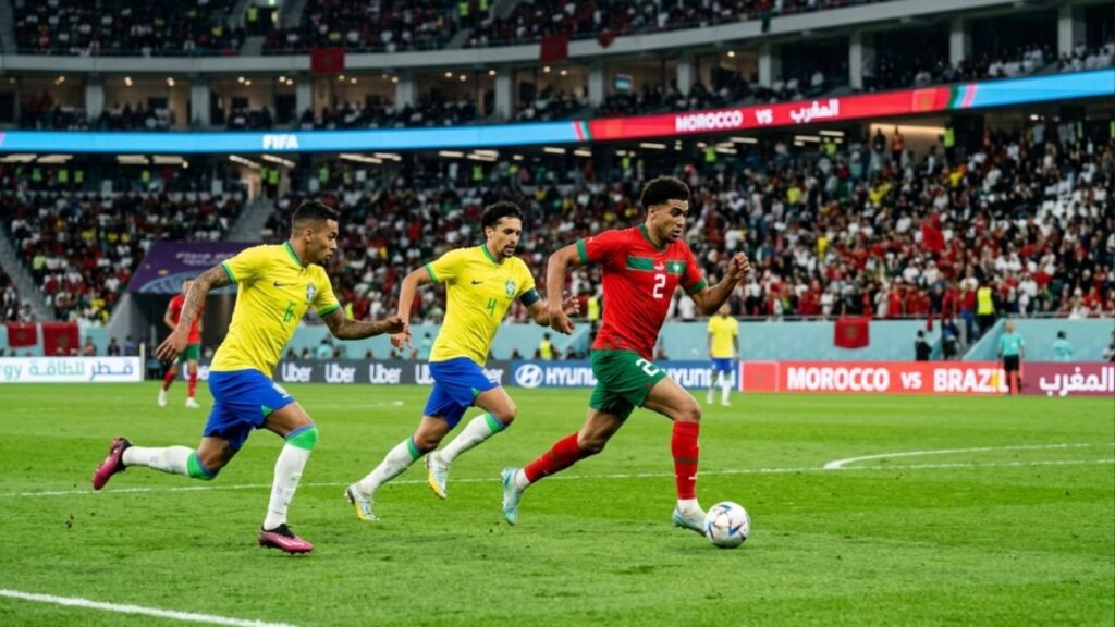 Quem ganha entre Brasil e Marrocos, segundo a previsão do ChatGPT?