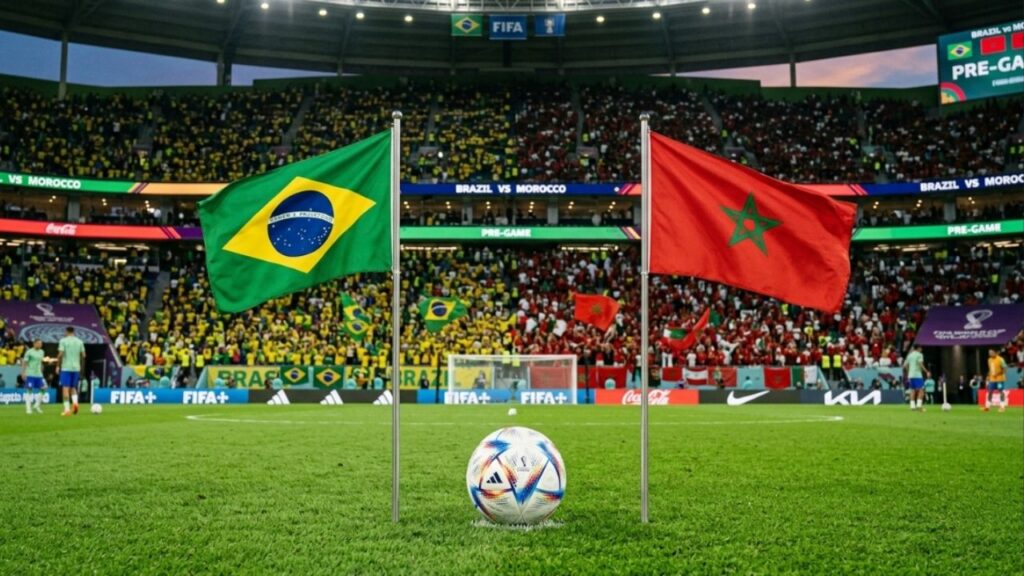 Quem ganha entre Brasil e Marrocos, segundo a previsão do ChatGPT?
