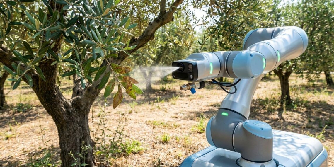 O novo robô com inteligência artificial que virou tendência na agricultura porque além de escanear plantações folha por folha, só dispara pesticida em dez segundos se detectar uma praga