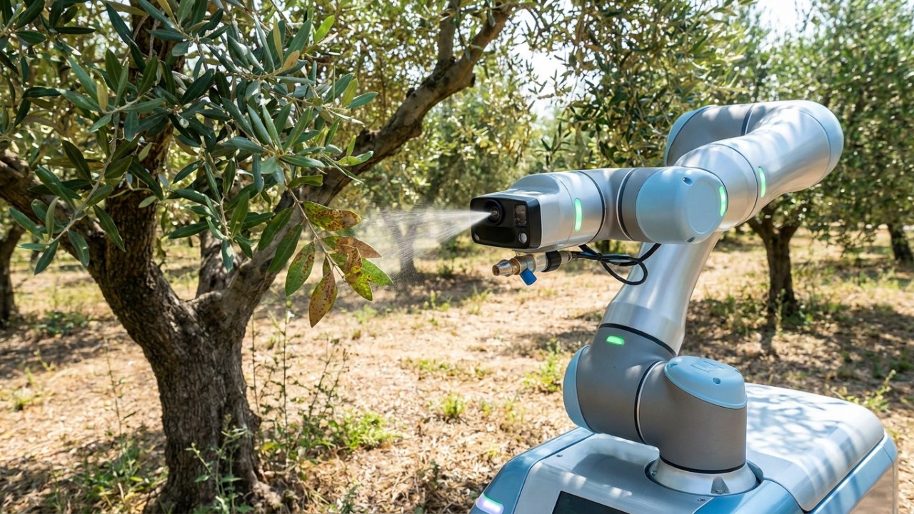 O novo robô com inteligência artificial que virou tendência na agricultura porque além de escanear plantações folha por folha, só dispara pesticida em d…