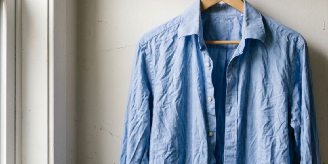 Como desamassar roupas rapidamente direto no cabide sem precisar ligar o ferro: o truque fácil de borrifar uma mistura de água com amaciante que está na moda nas redes sociais
