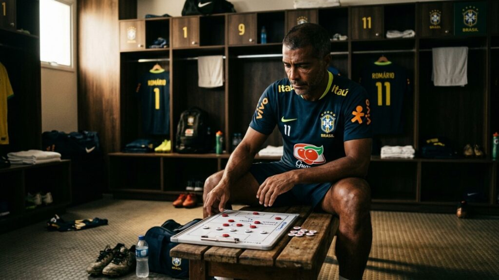Ex craque da seleção brasileira Romário diz: “Jogo bom para o ataque decidir cedo” e aprova duelo contra o Japão