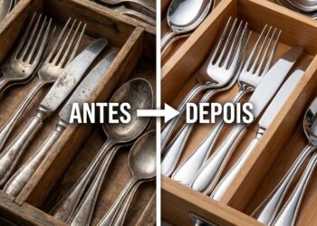 Colocar giz de lousa escolar nas gavetas de talheres de prata à noite: para que serve e por que você deve fazer