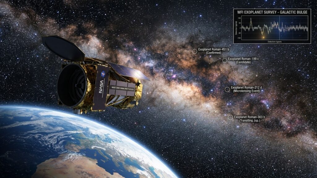 Telescópio Roman da NASA vai examinar 100 milhões de estrelas em busca de novos mundos