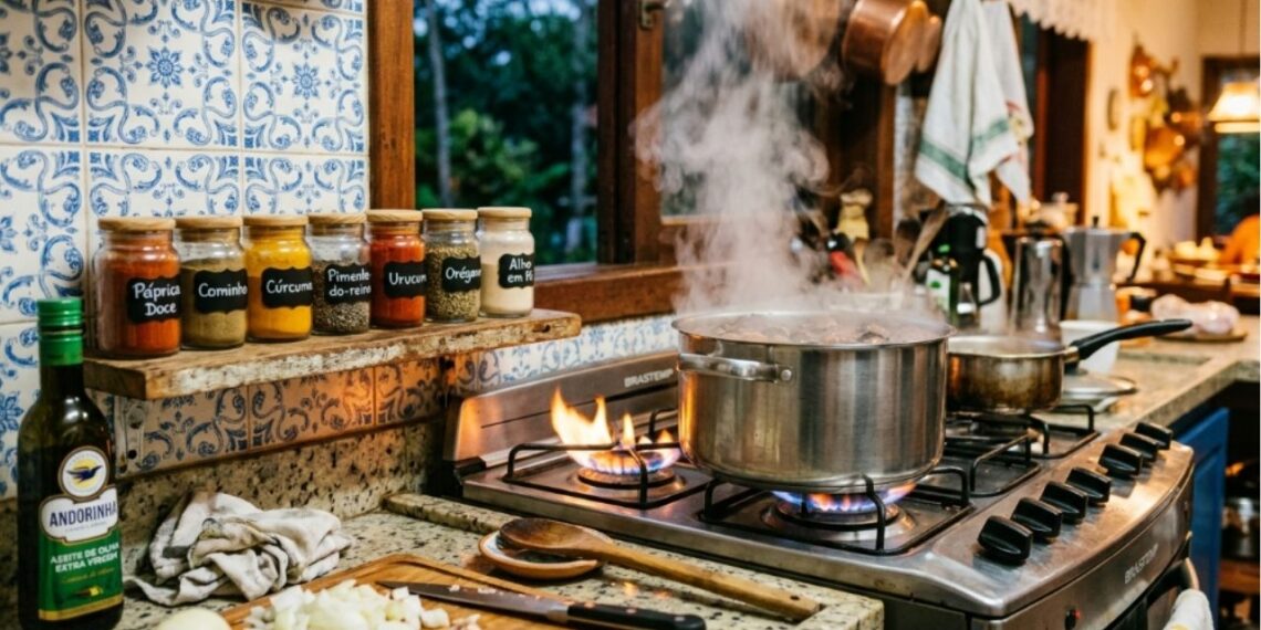 Pare de guardar temperos em potes de vidro perto do fogão: o calor faz eles perderem o sabor mais rápido