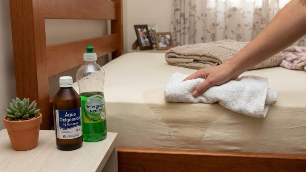 Mistura de água oxigenada volume 10 com detergente neutro: para que serve e por que é recomendada contra manchas de sangue