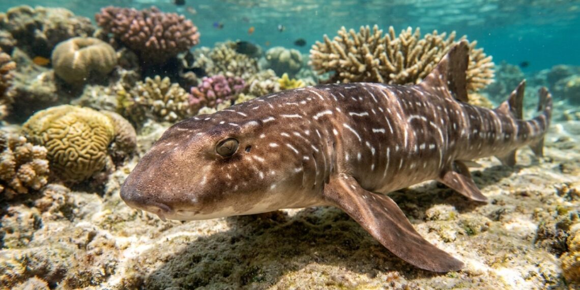 A bizarra espécie de tubarão encontrada na Oceania que consegue caminhar parcialmente fora da água e revela um truque evolutivo que intriga a ciência