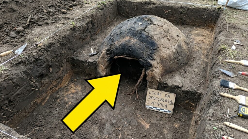 Cientistas descobriram que um homem que viveu na Alemanha há 5 mil anos pode ter sido oferecido em um ritual macabro dentro de um forno