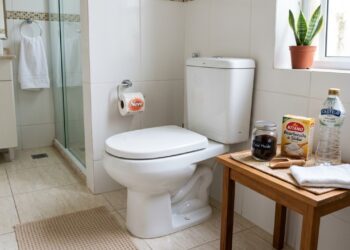 Apenas um pouco de pó de café no vaso sanitário é suficiente para eliminar o odor desagradável do esgoto