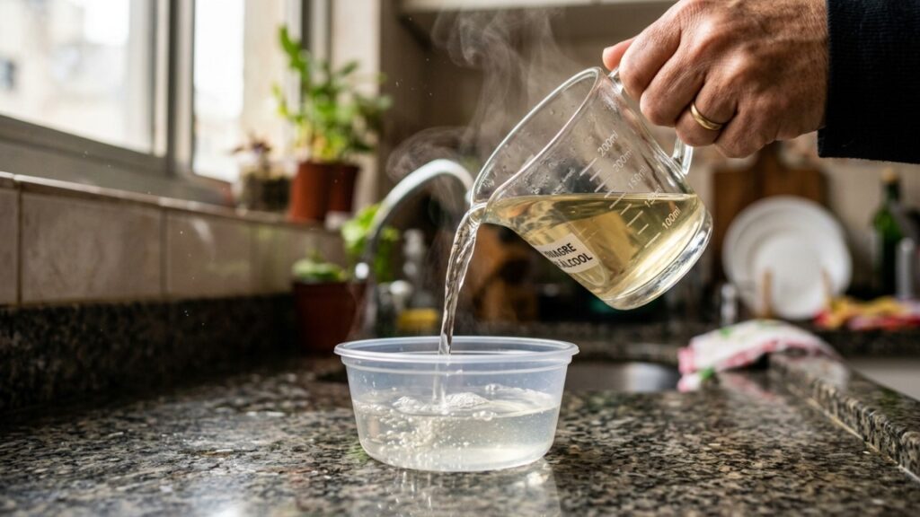 Como Limpar Portas De Blindex Manchadas De Agua Dura O Truque Facil Da Mistura De Detergente Neutro E Vinagre Quente