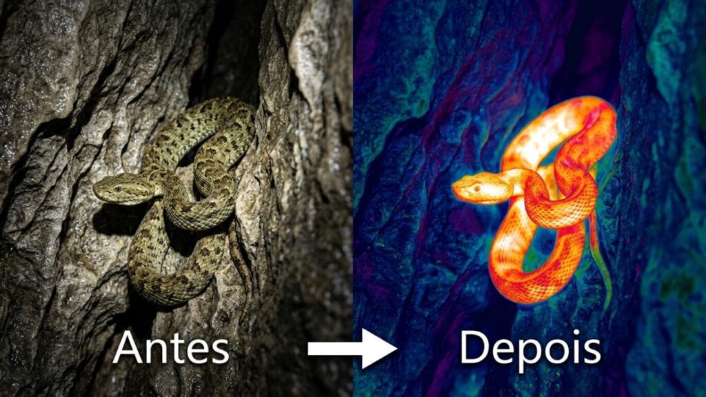 Uma víbora verde-azulada e muito venenosa está entre 11 novas espécies encontradas em cavernas e formações de calcário no Camboja