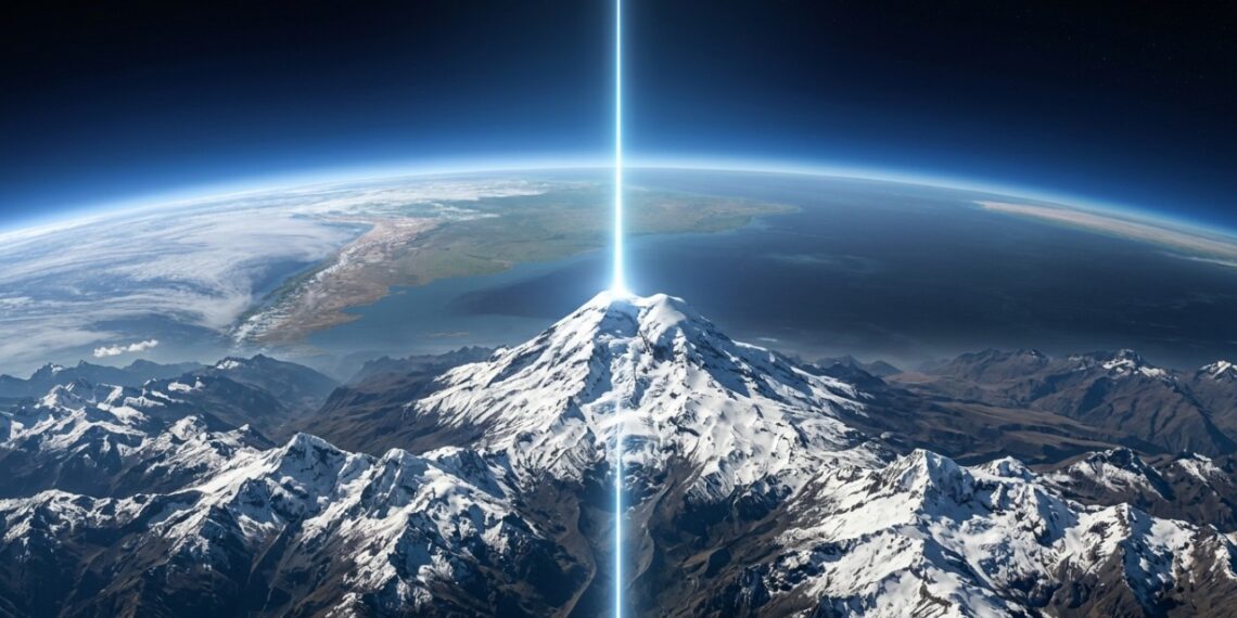 A estrutura geológica do planeta Terra coloca o vulcão Chimborazo no Equador à frente do Monte Everest como o ponto mais próximo do espaço