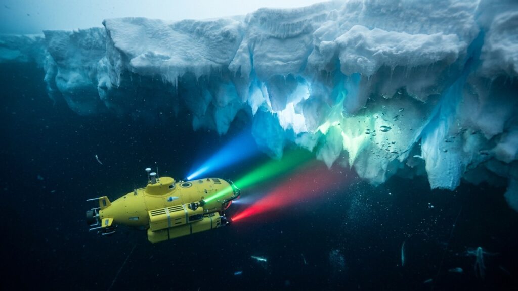 Submarino enviado em missão extrema sob o gelo da Antártida surpreende a ciência ao descobrir uma paisagem oculta que muda as previsões do nível do mar