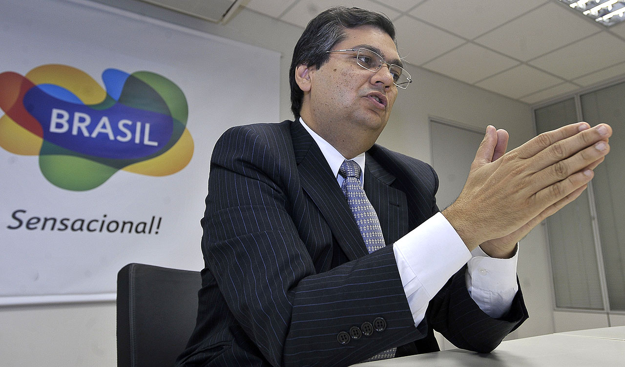 Brasilia - Entrevista com o presidente da Embratur, Flávio Dino