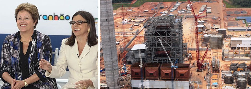 A presidente Dilma Roussef e a governadora do Maranhão, Roseana Sarney (PMDB) inauguram na tarde desta quinta-feira a fábrica da Suzano; a unidade integra um total de 55 grandes empreendimentos que entraram em operação no estado nos últimos cinco anos; juntos, somam R$ 59,3 bilhões em investimentos privados