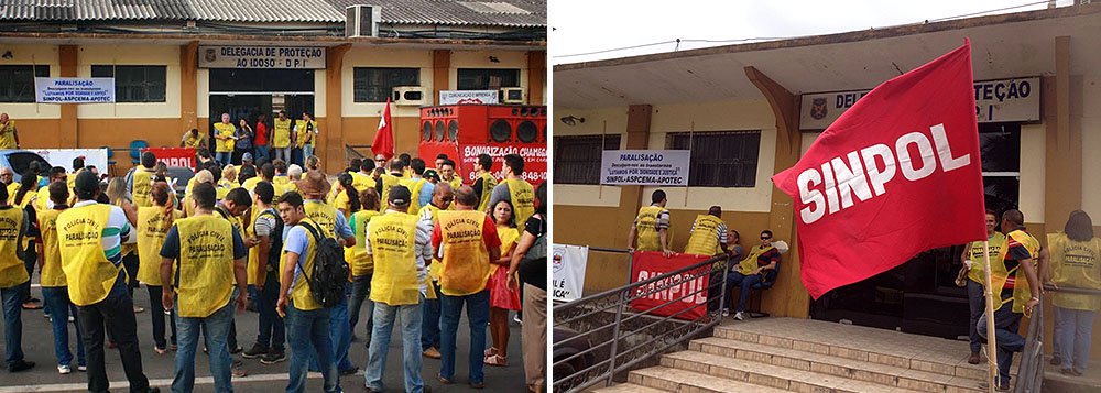 A Polícia Civil do Estado do Maranhão faz nova paralisação de advertência hoje (24), amanhã (25) e sexta-feira (26); de acordo com o Sinpol, a categoria reivindica a Dedicação Exclusiva para o Policial Civil, melhorias das condições de trabalho, da contratação dos excedentes que fizeram academia e estão aptos a assumir os cargos e minimizar o baixo efetivo e do reajuste das gratificações congeladas desde 2007