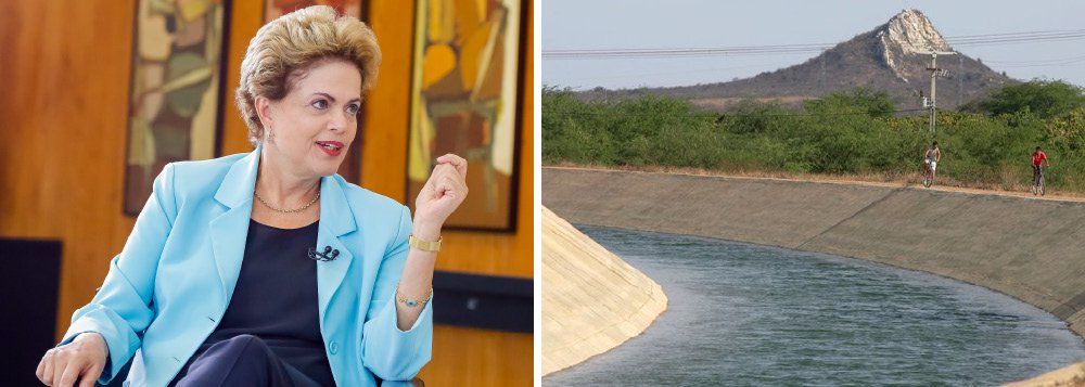 Presidente estará em Cabrobó-PE na sexta-feira para inaugurar a primeira etapa de uma das obras mais importantes da era dos governos petistas, a transposição das águas do Rio São Francisco para o semiárido nordestino; projeto, iniciado pelo ex-presidente Lula em 2007, "será a redenção hídrica de 12 milhões de pessoas que anualmente enfrentam a falta d’água na estiagem, mesmo quando não há seca grave", ressalta Tereza Cruvinel, que avalia que, "com as águas correndo nos canais, Dilma pode começar a recuperar o apoio perdido entre os nordestinos"