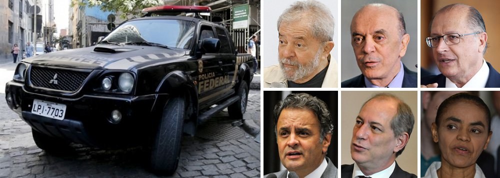 "A pesquisa IBOPE recém divulgada nos informa que a Lava Jato vem conseguindo o mesmo efeito da Operação Mãos Limpas, na Itália: todos os grandes nomes da política nacional estão em franco declínio e os partidos em queda livre na preferência dos cidadãos. E depois da queda e da vertigem, o que virá?", questiona a colunista Tereza Cruvinel; ela lembra que todos os postulantes à presidência em 2018, como Lula, Aécio Neves, José Serra, Geraldo Alckmin, Marina Silva e Ciro Gomes têm altos índices de rejeição; "E quando todos tombarem no vale dos caídos e esquecidos, presos ou não, o que virá para a democracia que estamos construindo? O que ficará no lugar? Não sei, ninguém sabe, o ponto de interrogação está à nossa frente"