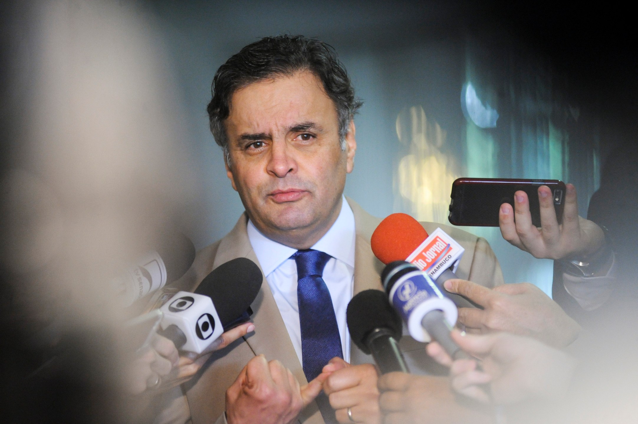 Senador Aécio Neves (PSDB-MG) concede entrevista.

Foto: Pedro França/Agência Senado