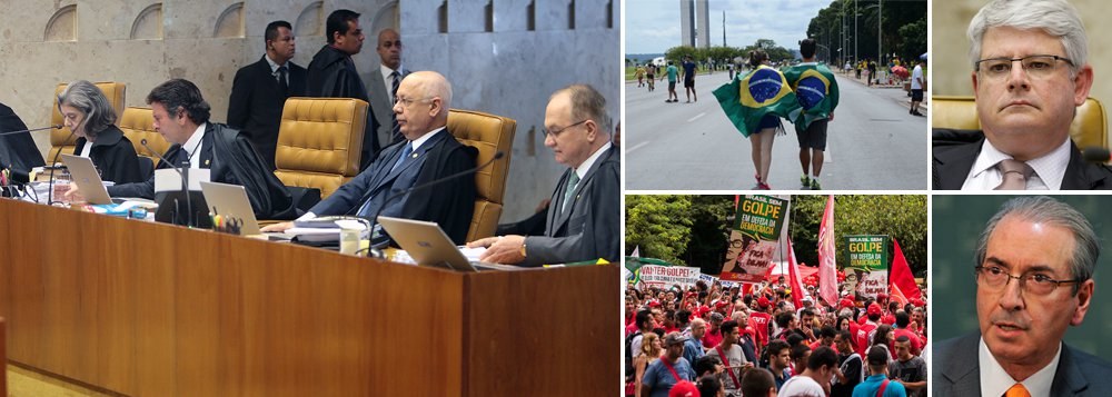 A semana se encerrou com vitória da legalidade, da democracia, da sociedade e do País; STF julgou inconstitucional a comissão do impeachment; protestos golpistas foram um retumbante fiasco; o PGR pediu oficialmente o afastamento de Eduardo Cunha... começou a virada! artigo de Leopoldo Vieira