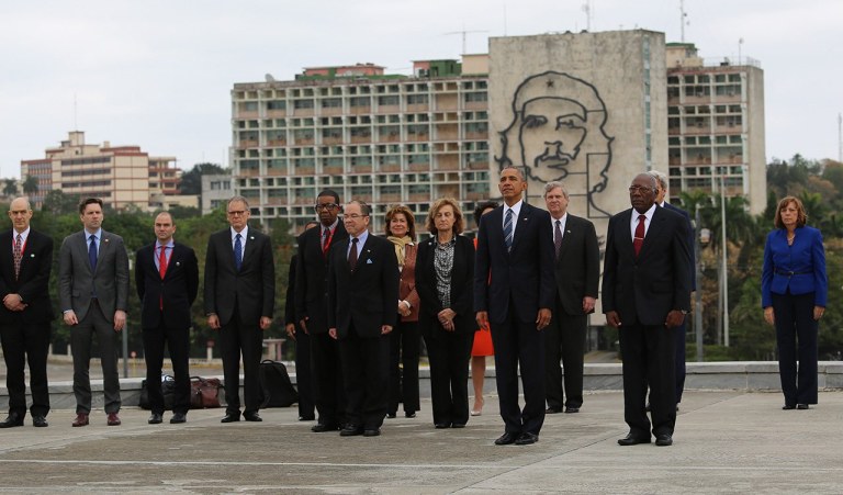 21/03/2016 - Havana, Cuba - Llegada al Palacio de la Revolución del presidente de los Estados Unidos, Barack Obama. Llegada al Palacio de la Revolución del presidente de los Estados Unidos, Barack Obama. 21/03/2016