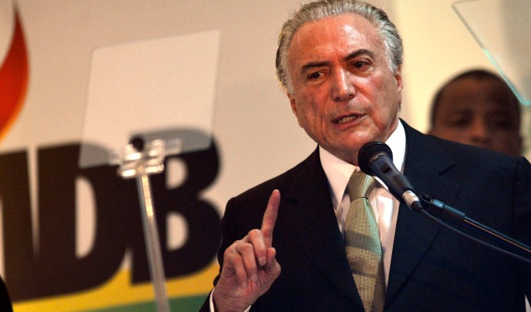 Brasília - O vice-presidente da República e presidente nacional do PMDB, Michel Temer, participa do Congresso da Fundação Ulysses Guimarães e do PMDB, em Brasília (José Cruz/Agência Brasil)