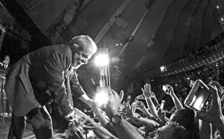São Paulo- SP- Brasil- 08/04/2016- Ex-presidente Lula, durante encontro com profissionais da educação, no Auditório Celso Furtado, no Centro de Convenções do Anhembi, zona norte da cidade. Foto: Ricardo Stuckert/ Instituto Lula