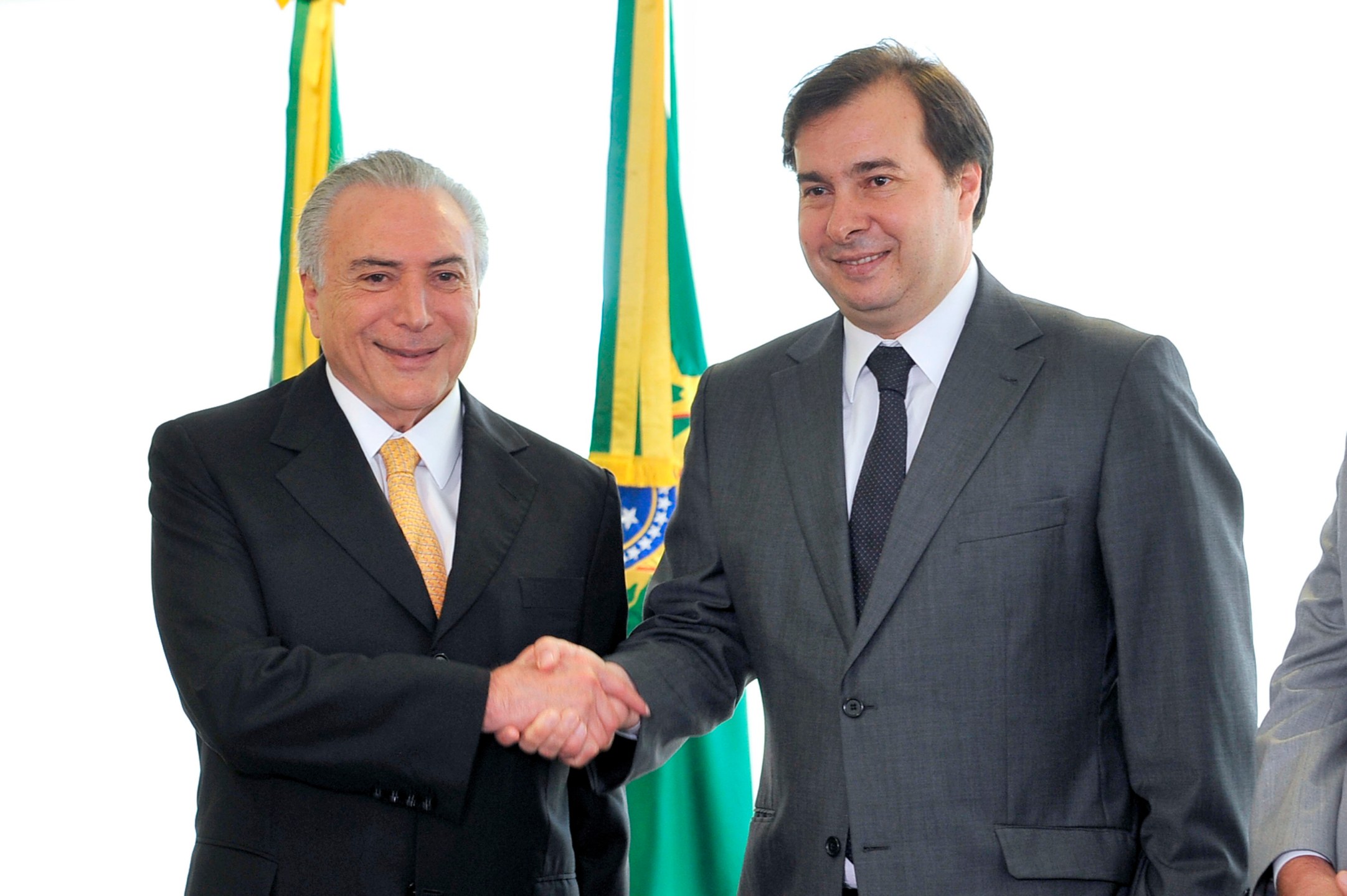 Presidente da Câmara, dep. Rodrigo Maia (DEM/RJ), se reúne com o presidente interino Michel Temer Data: 14/07/2016. Foto: J. Batista / Câmara dos Deputados