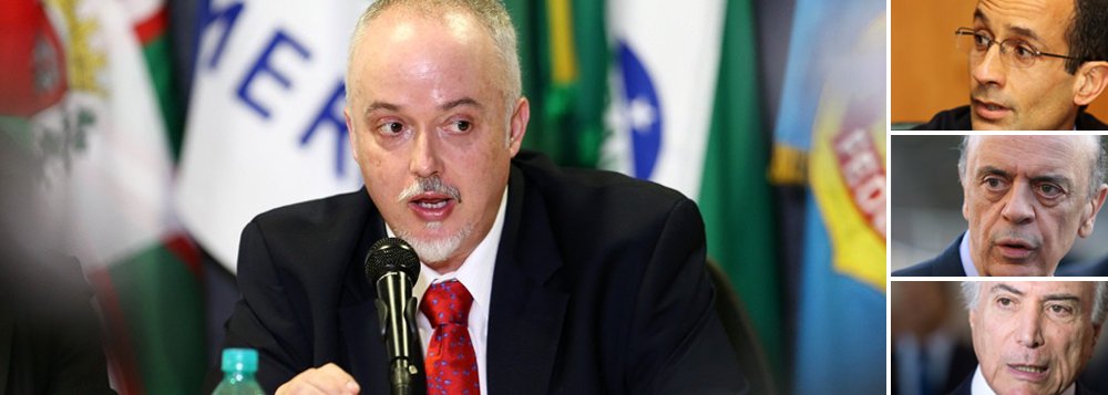 "Meses atrás, o 'espaço' para delações premiadas na Operação Lava Jato parecia infinito e elástico", diz a colunista Tereza Cruvinel; no entanto, o procurador Carlos Fernando Lima afirmou que a situação mudou após o vazamento do depoimento de Marcelo Odebrecht, que atinge José Serra (caixa dois de R$ 23 milhões) e Michel Temer (caixa dois de R$ 10 milhões); "O procurador, em verdade, não é dono da régua ou do instrumento de medição, qualquer que seja ele, pois em se tratando de autoridades com foro especial, a homologação caberá ao STF. Mas quando arrosta o poder de Curitiba para aceitar e rejeitar delações, algum objetivo ele persegue", diz ela