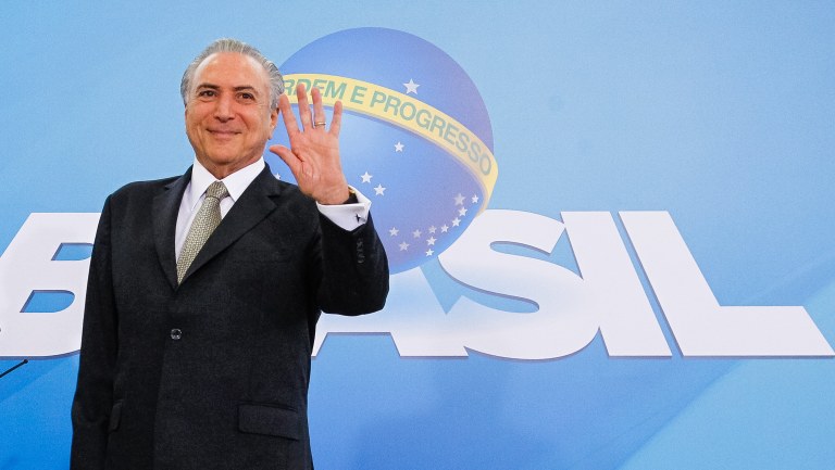 Brasília - DF, 11/08/2016. Presidente em Exercício Michel Temer durante encontro com representantes da Câmara Brasileira da Indústria da Construção - CBIC. Foto: Beto Barata/PR