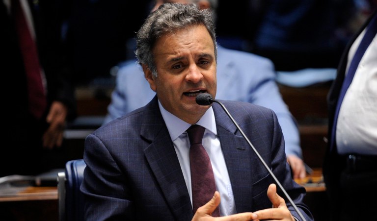 Plenário do Senado durante sessão deliberativa ordinária. Em pronunciameto, senador Aécio Neves (PSDB-MG). Foto: Jefferson Rudy/Agência Senado