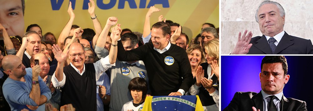 "Pobre Temer! Depois de empenhar todas as suas energias e as de seu partido na deposição da presidente Dilma a recompensa que ganha é a vitória do PSDB nas eleições municipais!", escreve Alex Solnik; enquanto Temer "tem servido de saco de pancada", com as trapalhadas de seu governo, "os tucanos, seus até agora parceiros, ganham todas as láureas e acabam de ganhar a láurea máxima: foram os grandes vencedores dessas eleições, principalmente na maior cidade do país com a surpreendente e inédita vitória de João Dória no primeiro turno", destaca o jornalista; para ele, os tucanos também deveria agradecer ao juiz Sérgio Moro, da Lava Jato, por terem ficado de fora da investigação