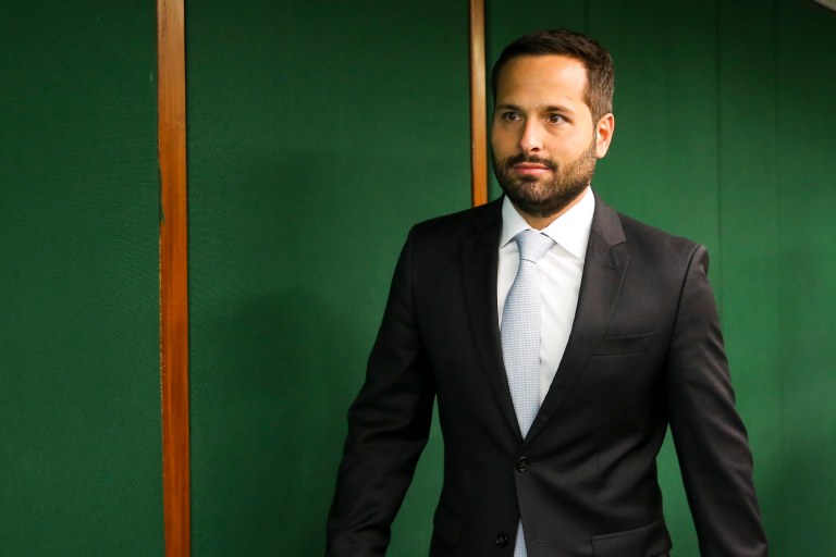 Brasília - O ministro da Cultura, Marcelo Calero após reunião com o presidente da Câmara dos Deputados, Rodrigo Maia (Marcelo Camargo/Agência Brasil)