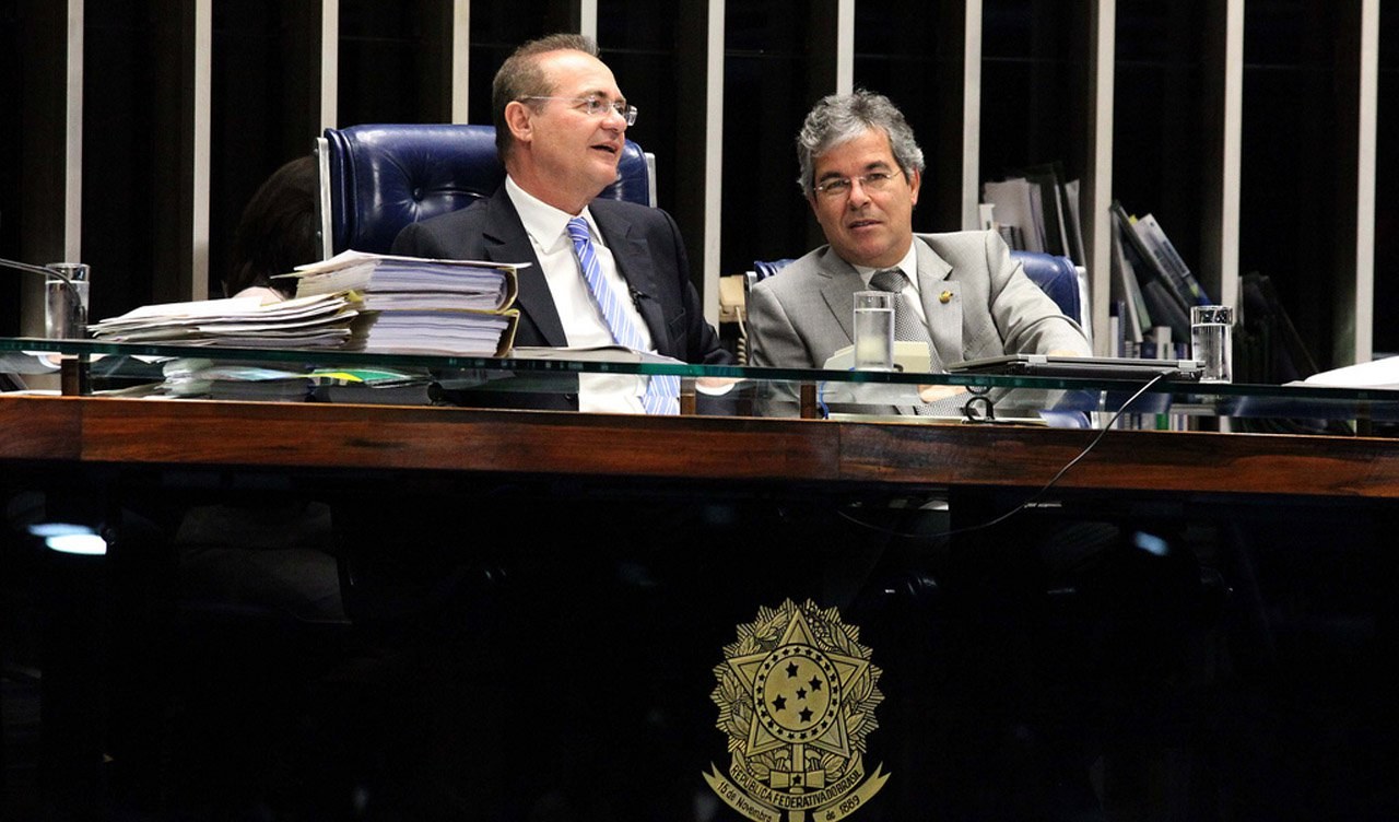 Renan Calheiros e Jorge Viana