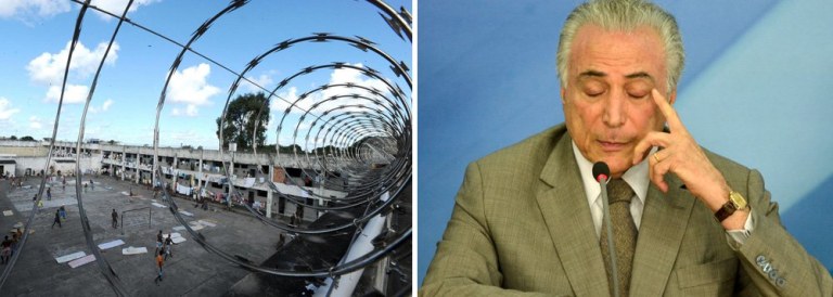 Em artigo sobre a crise carcerária, Tereza Cruvinel lembra que Michel Temer deu uma garfada de 30% nos recursos do Fundo Previdenciário Nacional; ela fala da MP 755, "editada em 20 de dezembro, que agora, depois do banho de sangue nos presídios do Norte, o governo tenta faturar como prova de que fez sua parte, liberando R$ 1,2 bi do Fundo Penitenciário para os estados"; "Com a hipocrisia de que tem se valido neste episódio, o governo tergiversa duas vezes sobre esta MP, que na verdade, subtraiu 30% dos recursos do Funpen (Fundo Penitenciário Nacional), ao invés de ampliar recursos para o sistema prisional. Um estranho esquecimento cobriu este aspecto da MP que agora o governo tenta faturar", diz ela