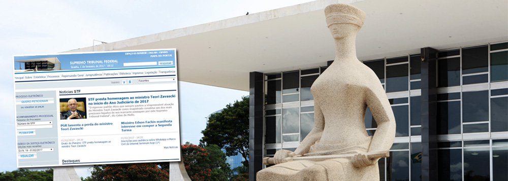"A falta de transparência do STF no trato das questões relacionadas com a Lava Jato e a substituição do ministro Teori como relator não se limita ao segredo sobre o sorteio na distribuição de ações e escolha de relatores. Quando o Brasil inteiro está de olho no que vai acontecer com as investigações, o site do Supremo não oferece uma só linha sobre os procedimentos que serão adotados", critica Tereza Cruvinel; "Nada, nenhuma linha sobre os critérios de escolha do novo relator da Lava Jato, sobre a transferência do ministro Fachin para a segunda turma e muito menos sobre o mecanismo técnico do sorteio, que tem suscitado tanta discussão", diz a jornalista, que cobra ainda do Supremo uma explicação sobre o algoritmo dos sorteios que são realizados na corte