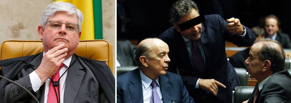 "A cereja do bolo que o procurador-geral Rodrigo Janot está servindo ao Brasil é representada pelos grão-tucanos nela incluídos – Aécio Neves, José Serra e Aloysio Nunes – e outros menos cotados que ainda vão aparecer. Janot, como Sérgio Moro, já foi benevolente com os tucanos mas agora, além de cuidar da biografia, não havia como fugir da revelação da Odebrecht: na política do Brasil, desde sempre, todos são iguais perante o caixa dois e a corrupção"; artigo de Tereza Cruvinel